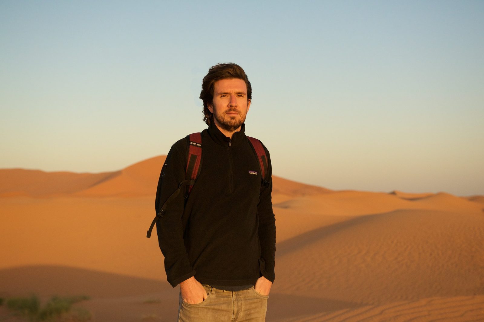Photo&nbsp;: Dunes du Sahara, Maroc.